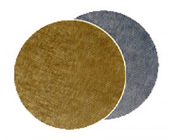 Set de table rond en fibres métallisées Or ou Argent - Paquet de 6